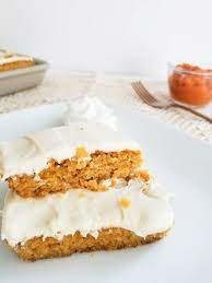Diabetic pumpkin bars recipe / spiced applesauce bars with pumpkin frosting | dessert. Pumpkin Bars Low Carb Keto Gf Trina Krug