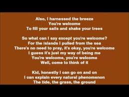 Dwayne Johnson You Re Welcome Lyrics Video Dwayne Johnson Lyrics Music Lyrics