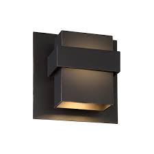 The most noticeable difference between traditional parking lot lights like high pressure sodium and modern day leds is the color temperature. Modern Forms Ws W30509 Pandora 2 Light 9 Tall Integrated Led Outdoor Wall Sconce Bronze Walmart Com Walmart Com