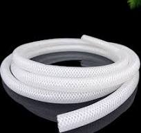 ID 4mm - 16mm Reinforced Silicone Braided Delivery Suction PVC Hose Pipe  Clear
