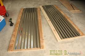 Cabinet Remodel Diy Door Corrugated Tin Corrugated Metal