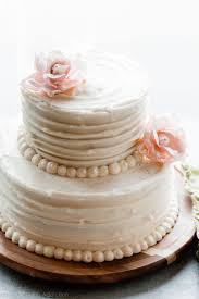 No matter what your it could be the choice of the theme, the decoration ideas, the invitation themes, the gifts option and not. Simple Homemade Wedding Cake Recipe Sally S Baking Addiction