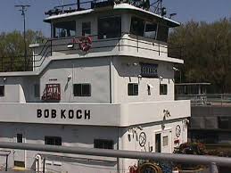 up close viewing of towboats in the lock picture of