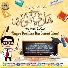 Filem selamat hari x jadi arahan prof. Pengarah Jawi Selamat Hari Guru 2020 Berguru Demi Ilmu Bina Generasi Baharu Selamat Hari Guru Buat Semua Guru Dan Pendidik Khususnya Guru Guru Jawi Di Sra Siraj Kafa Seluruh Wilayah Persekutuan Kuala