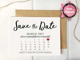 Digital Calendar Save The Date Personalized Digital Download Template Calendar Engagement Save The Date Postcards Save The Date Cards Save The Date Templates