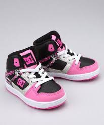 Black And Pink Dc Shoes Dc Shoes Baby Girl Shoes Girls Shoes Baby Shoes