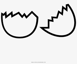 Dltk's nursery rhymes for kids humpty dumpty coloring pages and tracer pages. Cracked Egg Coloring Page 1000x1000 Png Download Pngkit