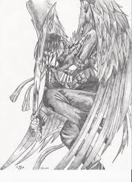 Anime angel wings drawing designs best pinterest corel cross with. Anime Drawings Angel Manga Expert