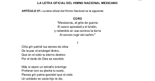 El himno nacional mexicano es usado desde el año 1854, cuando se completó su composición el concurso de la letra fue ganado por el poeta francisco gonzález bocanegra, mientras que la el uso del himno nacional mexicano está regulado por la ley sobre sobre el escudo, la bandera y el. Letra Oficial Del Himno Nacional Mexicano Pdf Google Drive