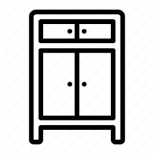 Wardrobe Furniture Interior Households Icon Download On Iconfinder Furniture Food Storage Cabinet Household