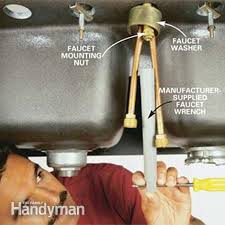 how to replace a kitchen faucet moen