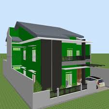 Desain rumah minimalis ini bisa dikatakan sebagai solusi tepat bagi mereka yang punya lahan sempit tapi budget cukup banyak buat membangun rumah 2 lantai. Desain Rumah Islami Tempat Kost Rumah Sae