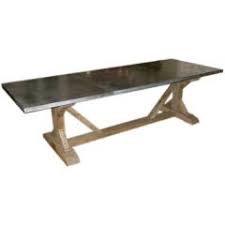 Coastal interior ideas interior design ideas home bunch. Zinc Top Dining Tables 8 For Sale On 1stdibs