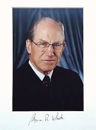 Associate Justice Byron White Autograph Appointed 1962