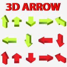 Colorful 3d Arrow Icon Vector Design 3d Arrows Icon Colorful Png And Vector With Transparent Background For Free Download Vector Design Geometric Tattoo Design Business Icon