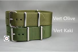 Polished Nato Watch Strap Military Army Green Resistant Fabric