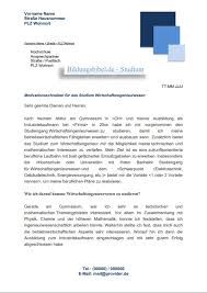 We did not find results for: Motivationsschreiben Wirtschaftsingenieur Studium Muster Vorlage Bewerbung