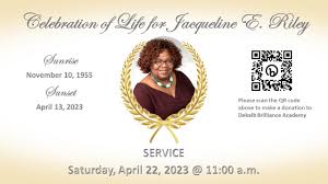 Celebration of Life for Jacqueline E. Riley