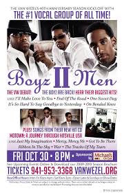 Cameresi Designs The City Of Sarasota S Van Wezel Performing Arts Hall Program Stuffer Boyz Ii Men C Tim Cam Performance Art Boyz Ii Men Hard To Say Goodbye