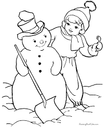 Printable Kids Christmas Snowman Coloring Pages Snowman Coloring Pages Vintage Coloring Books Coloring Pages