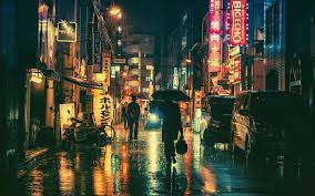 Wallpaper power 1000 standard japanese style origin : Hd Wallpaper Japanese Tokyo Rain Building City Urban Asia Reflection Wallpaper Flare