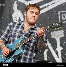 Brian Fallon Of Gaslight Anthem Reading Festival 2012 Performances Day Three Reading England 26 08 12 Stock Photo Alamy