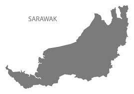 Categurìa 'e nu pruggette wikimedia (nap). Sarawak Malaysia Map Grey Vector Images