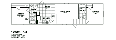 Two story modular floor plans. Model 941 14 60 2bedroom 2bath Oak Creek Mobile Home