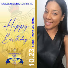 Wishing a very happy birthday to Madam Basileus Tanya Lue Tsing! We hope  you have a wonderful day! #sgrho1922 #sigmagammarho #nubetasigma  #sgrhoqueens #sgrhonbs #RhoyaltyinQueens #QueensPoodles
