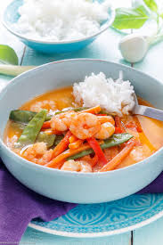Rotes Thai Curry Mit Garnelen Emmikochteinfach Rezept Thai Curry Rotes Thai Curry Rezept Rezepte