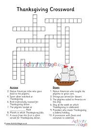 Maybe you would like to learn more about one of these? Thanksgiving Crossword