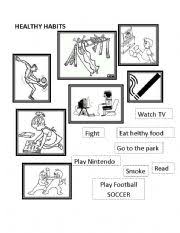 What are some conversation questions for health and fitness? Healthy Habits Worksheets