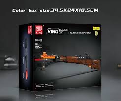 Mould King 14002 Block Gun Toys The MOC 98K Sniper Rifle Building Block Set  Assembly Brick Gun Model Kids Christmas Gift