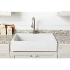 Crisp White Fireclay Kitchen Sink