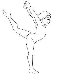Gymnastic Woman Gymnastic Coloring Page Coloring Pages Online Coloring Pages Coloring Pages To Print