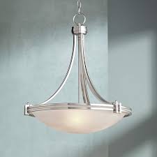 Possini Euro Design Deco Nickel 21 1 2 Wide Pendant Light 85950 Lamps Plus