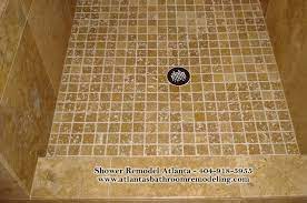 The small size of the individual tiles means they conform to the slope and shape of the shower floor better than a larger tile would. Shower Floor Tiles Ideas Images Photos Bathroom Tile Collections