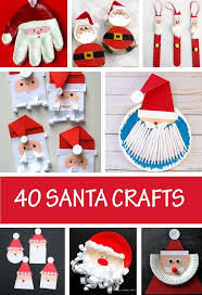 40 Santa Crafts For Kids Easy And Cute Christmas Crafts Santa Crafts Santa Crafts For Kids To Make Christmas Crafts