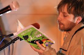 Liam Jacobson our guest poet from Central Tamaki last Thursday The Song &  Poetry Thing Awesome poetry. A young Kiwi Kerouac. photos by Graham Hooper