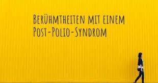 Was Ist Die Lebenserwartung Mit Einem Post Polio Syndrom