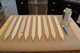 Get the best deals on unbranded wooden garden stake garden statues & lawn ornaments. Diy Garden Plant Stakes The Wood Grain Cottage