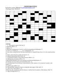 And if you finish today's puzzle, there's another one waiting from yesterday. Crossword Puzzle Pdf Vertebral Column Animal Anatomy