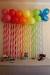 Simple Birthday Decoration With Balloons And Ribbons At Home
