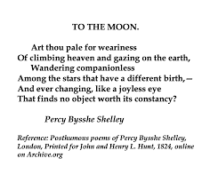 Percy Bysshe Shelley English Poet Moon Poems Poetry Words Poems