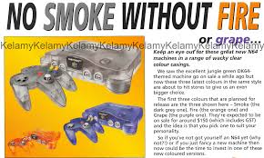 It is the first version of all n64 consoles ever to come out from june 1996. Biggest Names In Games Australian Nintendo 64 Console Charcoal Kelamy