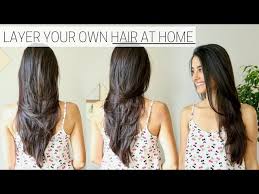 Rambut layer ini juga akan sangat pas bagi mereka yang memilili rambut kering dan agak sedikit tipis. How To Cut Your Own Hair At Home Videos Femina In