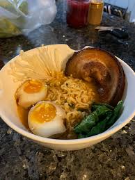 Satisfied with a standard cup o' noodles or square package of ramen rather than pay the elevated restaurant cost for this item. Elevated Instant Shin Black Noodles One Day I Ll Get Over Being Too Lazy And Scared To Make My Own Broth And Noodles Ramen