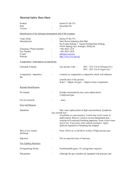 Safety data sheets have become the main tool for communicating information about chemicals throughout the supply chain since the introduction of reach regulation 1907/2006/ec. Material Safety Data Sheet