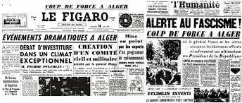 Ce jour là, à alger, un comité de vigilance fondé par d'anciens combattants, des groupes de patriotes et des. 13 Mai 1958 Clioweb Le Blog