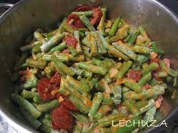 La bateria de cocina más completa ¡págala en 3 plazos sin interés! Judias Con Chorizo 7 Green Beans Food Chorizo